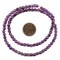The Bead Chest 4mm Round Amethyst Beads Full Strand: Natural Purple Gemstones for Jewelry Making and DIY Crafts